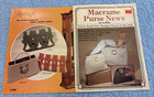 Macrame Purse Design Pattern Books Liz Miller Lot Of 2