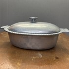 Wilton Armetale Gourmet Grillware Covered Oval Baker Chili Pot Nwt