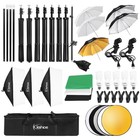 33pcs 5 In 1 Reflector Adjustable Video Photo Studio Photography Lighting Kit