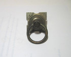 Antique Singer Sewing Machine Cabinet Drawer Brass Pull Ring With Original Nut