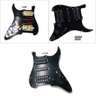 Black Hsh Loaded Prewired Pickguard Humbucker Pickup For Stratocaster Strat Sq