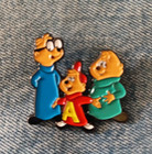 Alvin And The Chipmunks - Enamel   Lapel  Pin -next Day Shipping