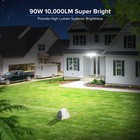 Led Motion Sensor 10 000lm Outdoor Security Light Dusk To Dawn Ip65 Floodlight
