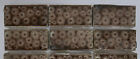 Victorian Antique Decorated Tiles - Lot Of 14 Pcs