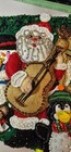 Bucilla Rocking Santa Stocking Top Finished -top Only