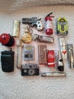 Lot Of 17 Vintage Lighters Various Manufacturers Novelty Some Working As-is Used