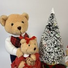 Vintage Avon  a Beary Merry Christmas  Animated Musical Bear Family  See Video