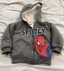 Marvel Spider-man Boys 2pc Fleece Zip Hoodie   Pants Set Gray 3t