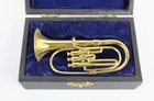 Vintage Miniature Baritone With Original Case 3 75 