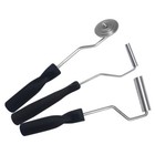 3 Pcs set Fiberglass Bubble Paddle Laminating Roller Kit For Frp Mould Resin Grp