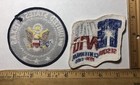 Vintage Lot 2 The United States Of Texas Patch Sesquicentennial Travel Souvenir