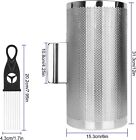 12    X 6    Stainless Steel Guiro Instrument Latin Percussion Metal Guiro Shaker Wi