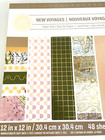 Craft Smith  12 x12   Paper  Pad    New  Voyages    48 Cardstock Sheets