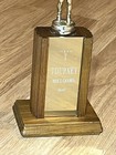 Vintage Ymca Basketball Trophy 1966 Wood Championship Award 11    Metal Topper