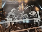 Hulk Hogan Signed 16x20 Rocky 3 Vs Stallone Inscribed Thunderlips W coa
