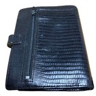 Filofax Tejus Leather Agenda Organizer Mini 6 Planners 6 Hole Black