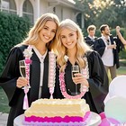 Graduation Money Lei With Cash Holder Double Braided Ribbon Leis Gift For Class