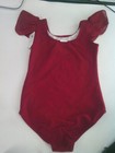 Dance Leotard Stelle  6x-7 Child Dark Red Ballet Jazz 