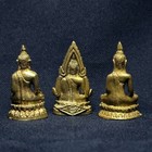  3 Buddha thai Amulets  Phra Sukhothai  Phra Chinnarat And Phra Ayutthaya Nice