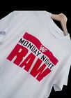 Wwf Wwe Monday Night Raw T Shirt White Crew Neck T-shirt Wrestling