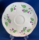 Shelley Bone China Purple Flowers Cup And Saucer Set