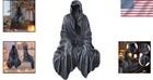 Handcrafted Grim Reaper Tabletop Statue - Eerie Gothic Decor For Home