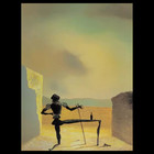 Salvador Dali  ghost Of Vermeer  Vintage Collectible Contemporary Pop Art Print