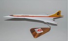 Continental Airlines A  rospatiale Bac Concorde Desk Top 1 100 Model Sc Airplane