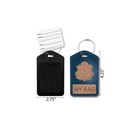 Passport Holder   Luggage Tag   Blue Jean Look Denim Custom   Travel Set