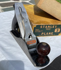 Vintage Stanley Bailey No 3 Wood Plane Original Box Usa Old Barn Tool