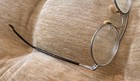 Antique Silver Bausch   Lomb Round Wire Rim Glasses With Top Bar C 1900
