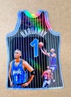 Penny Hardaway Black Jersey Holographic Sticker Basketball Sports Card Theme
