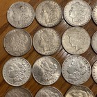 Roll Of 20 Morgan peace Silver Dollars  1 Mixed Conditions  Dates   Mints