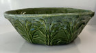 Vintage Mcm 381 Usa Oval Green Glazed Planter