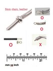4pcs Sterling Silver 3mm Hole 7mm Stopper Bead European Charm  903
