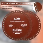 5pcs  4-1 2  X 7 8  Abrasive Cut-off Wheels For Metal Cutting Discs For Steel