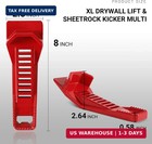  2-pack  Xl Drywall Lift   Sheetrock Kicker Multi-tool Set With Built-in Drywall