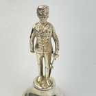 Vintage Sterling Silver Soldier Officer Miniature Figure Garrard   Co 9 5cm