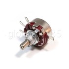 Us Stock 2pcs 1k Ohm 2w 6mm Round Shaft Rotary Taper Carbon Potentiometer Wth118