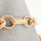 Vintage Solid Copper Curb Chain Bracelet Unisex Signed 7 25    Estate Jewelry 26 G