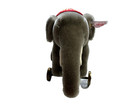 Steiff Elephant On Wheels 681271 Grey Mohair 2008 Circus Button In Ear W Tags