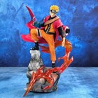22cm Naruto Anime Figure Uzumaki Action Model Pvc Statue Desktop Toy Gif No Box