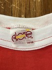 Deadstock Vintage 80s Single Stitch Classic Retro Ringer T-shirt Youth 14-16 Usa