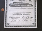 Vtg 1918 Ww1 Liberty Loan Committee 12th Federal Reserve District Calif Certif