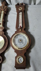 Barometer Thermometer Collection Lot Of 3 Springfield Wooden Vintage Antique Old