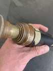 Vintage Telescope Spyglass Brass Leather Telescoping See Descript Free Shipping 