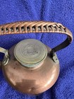 Antique 19th C  Victorian G w  S s London Small Copper Travel Portable Teapot