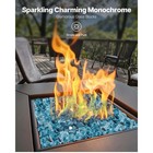 Uimoso 20 Lbs Aqua Blue 1 2-inch Fire Pit Glass Rocks For Fireplace