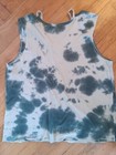Ac dc Rare Ladies 2xl Concert Tour Tie Dye Shirt Sexy Shoulders Straps For Those