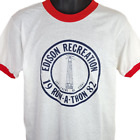 Vintage Thomas Edison Tower T Shirt Mens Size Large 80s Run A Thon Made In Usa